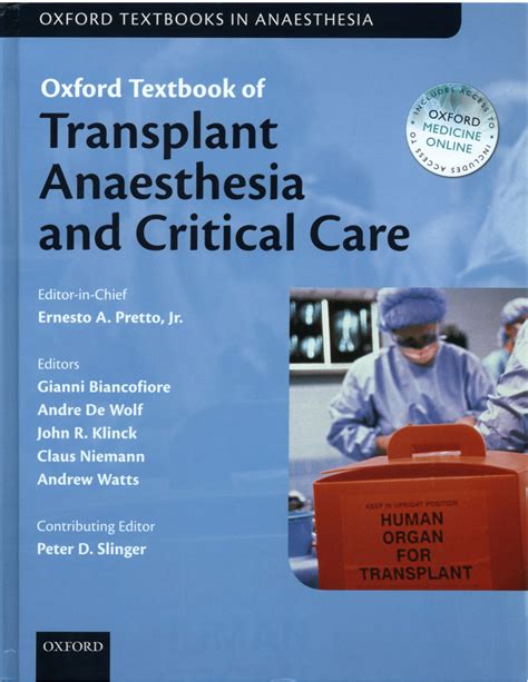 online book oxford textbook transplant anaesthesia critical Doc
