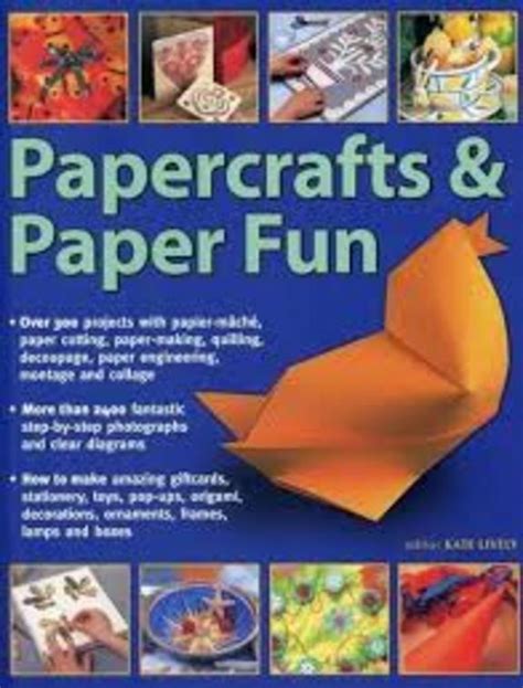 online book papercrafts paper fun papier mache paper cutting Reader