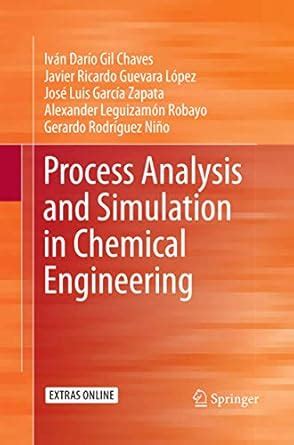 online book process analysis simulation chemical engineering Epub