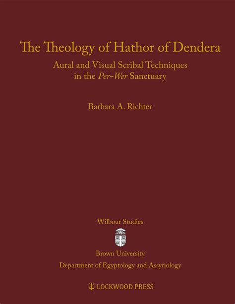 online book theology hathor dendera techniques sanctuary Epub