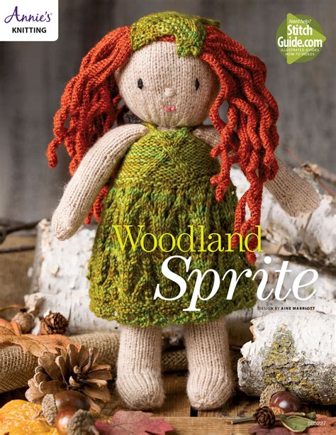 online book woodland sprite fairy knit pattern PDF