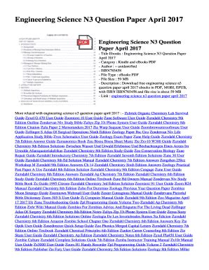 online engineering science n3 question papers and memos Doc