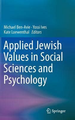 online pdf applied jewish values sciences psychology Reader