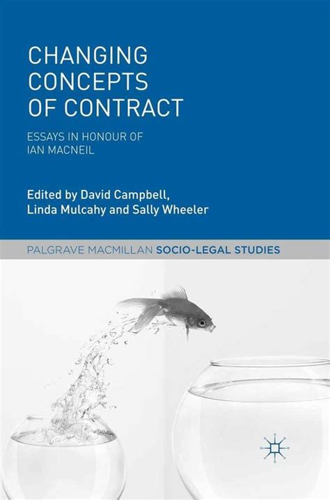 online pdf changing concepts contract macmillan socio legal Kindle Editon