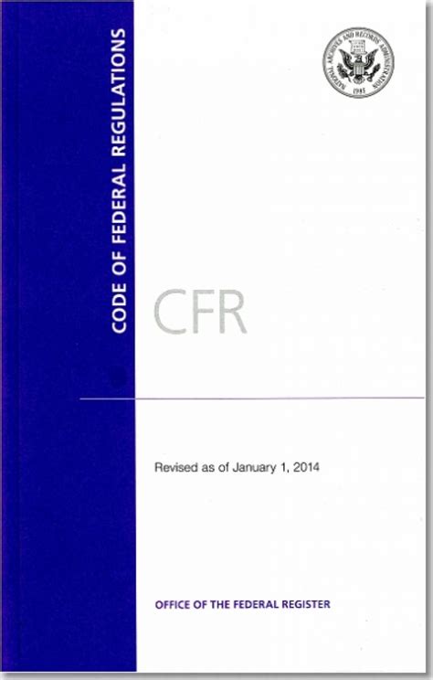 online pdf code federal regulations title department Epub