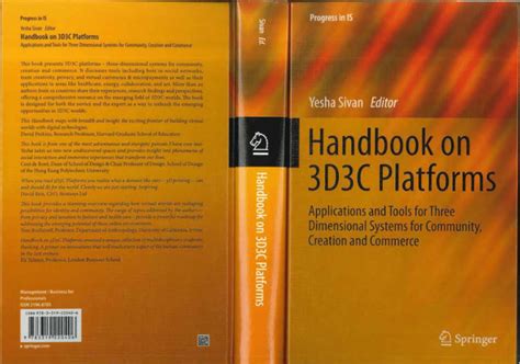 online pdf handbook 3d3c platforms applications dimensional Kindle Editon