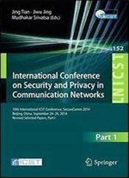 online pdf international conference security communication networks Reader