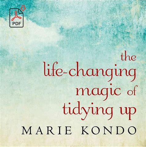 online pdf life changing magic tidying decluttering organizing PDF