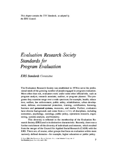 online pdf research evaluation single issue program Reader