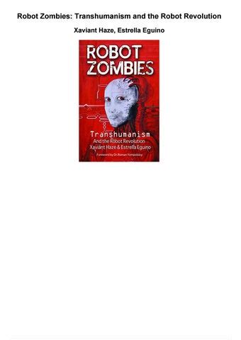 online pdf robot zombies transhumanism revolution PDF