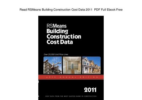 online pdf rsmeans building construction cost data Reader