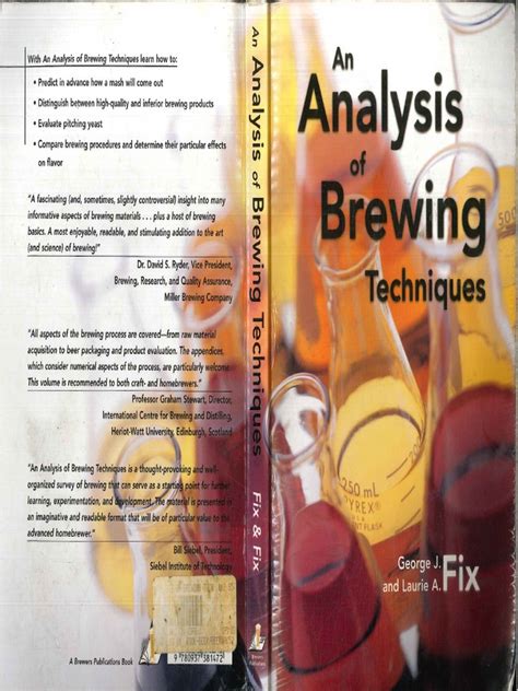 online pdf science analysis needed brewing process PDF