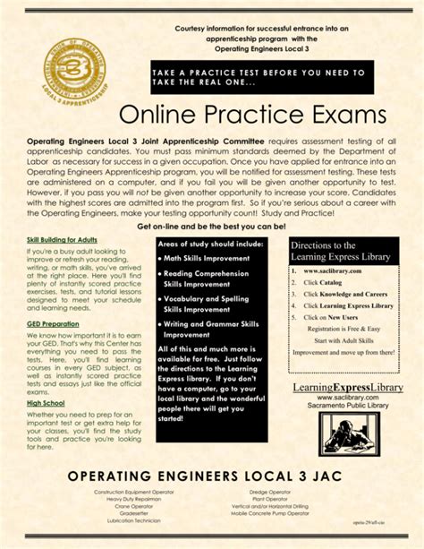 online practice exams operating engineers local 3 Epub