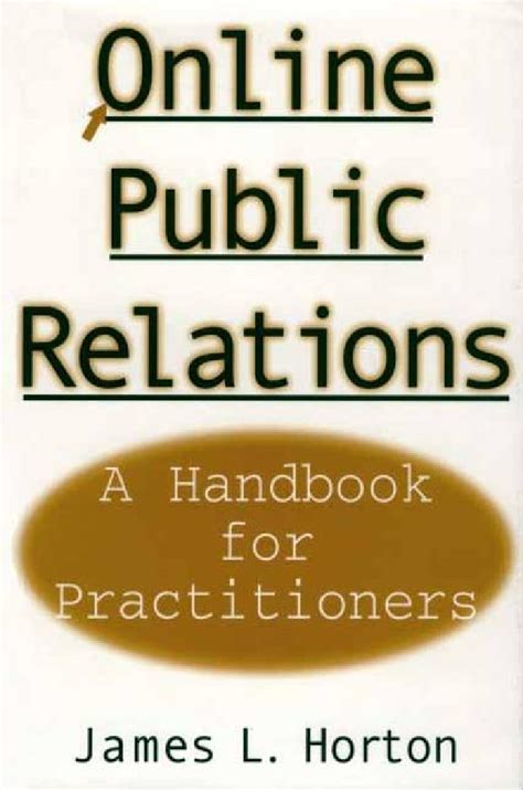 online public relations a handbook for practitioners Kindle Editon