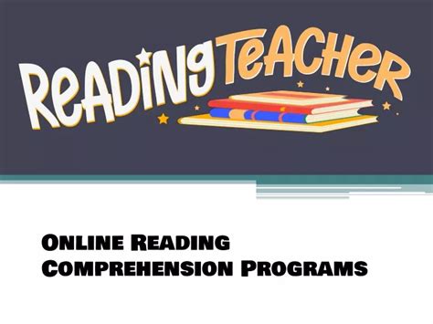 online reading comprehension programs Reader