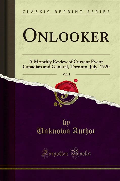 onlooker vol monthly current canadian Doc
