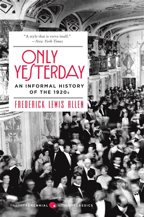 only yesterday an informal history of the 1920s Reader