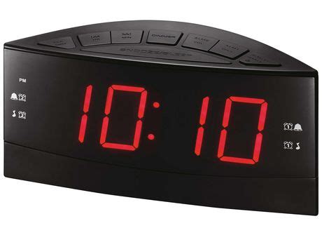 onn dual alarm clock radio PDF