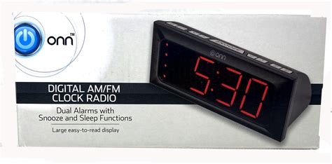 onn dual alarm clock radio Ebook Kindle Editon