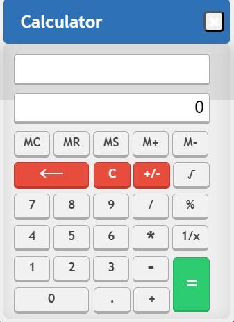 onscreen calculator