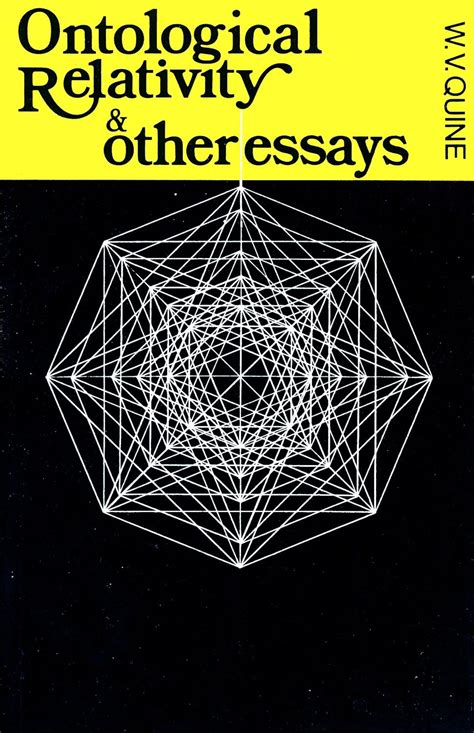 ontological relativity and other essays Reader