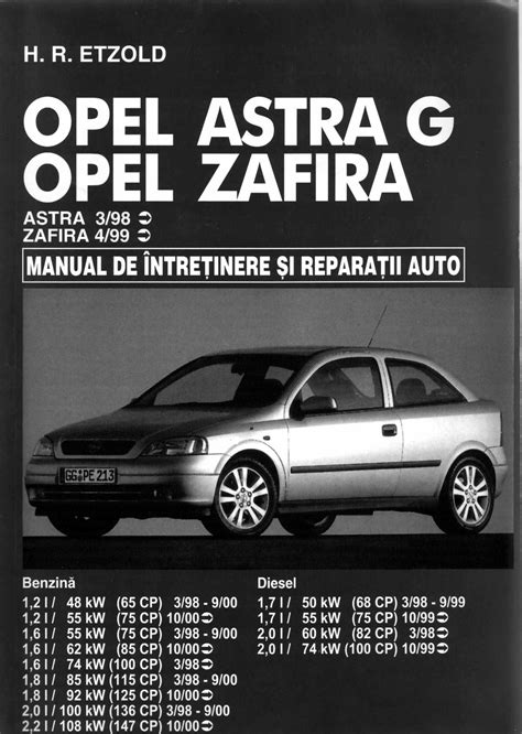 opel astra g manual ru Kindle Editon