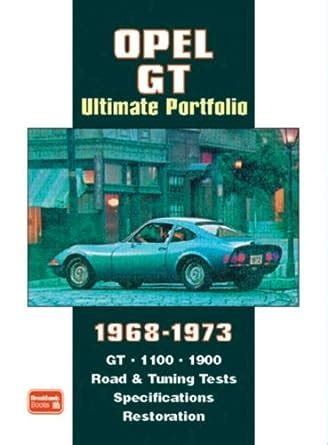 opel gt ultimate portfolio 1968 1973 Epub