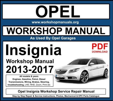 opel insignia service manual Epub
