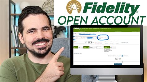 open a fidelity account