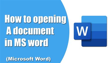 open a microsoft word document PDF