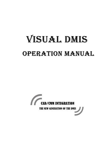 open dmis manual pdf Doc