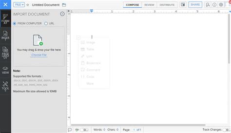 open word document online PDF