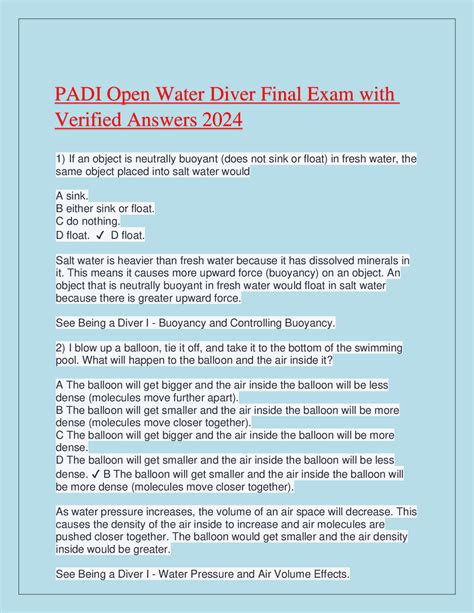 open_water_diver_final_exam_answers Ebook Epub