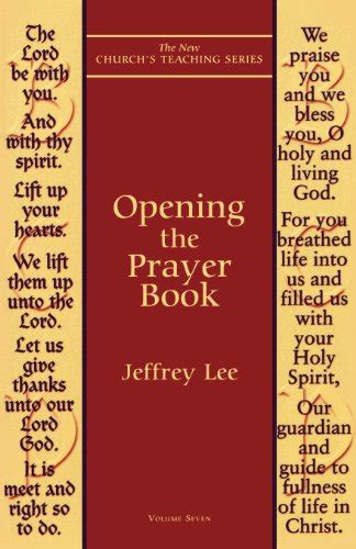 opening the prayer book new churchs teaching series PDF