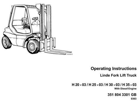 operating instructions linde forklift truck Doc