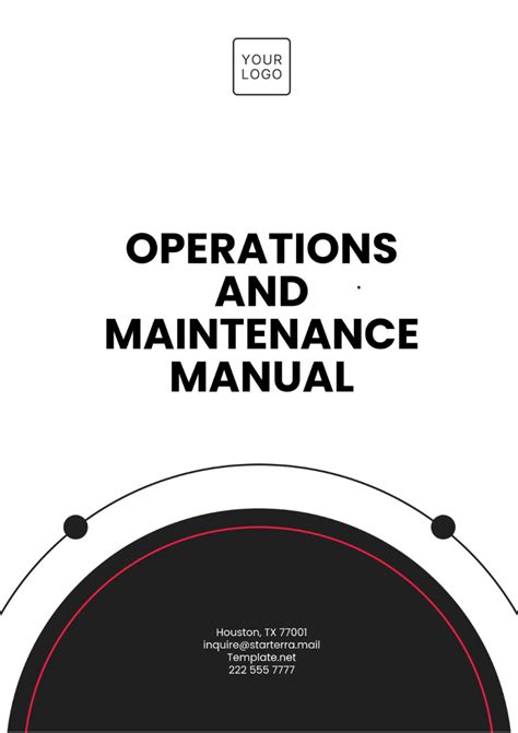 operation and maintenance manual definition Reader