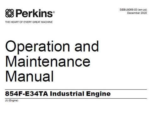 operation and maintenance manual perkins engines Epub