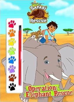 operation elephant rescue go diego go paint box book Reader