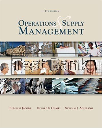 operations and supply management jacobs 12th edition PDF