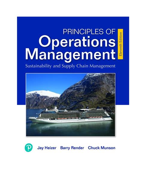 operations management 11th edition jay heizer Ebook PDF