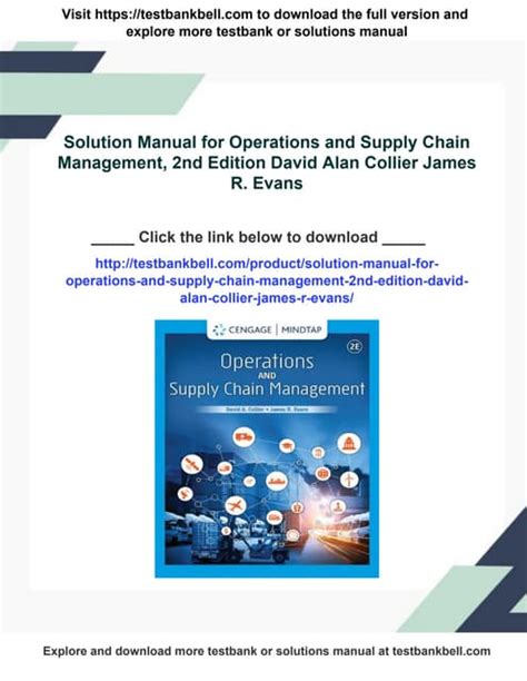 operations management collier and evans solution manual Doc