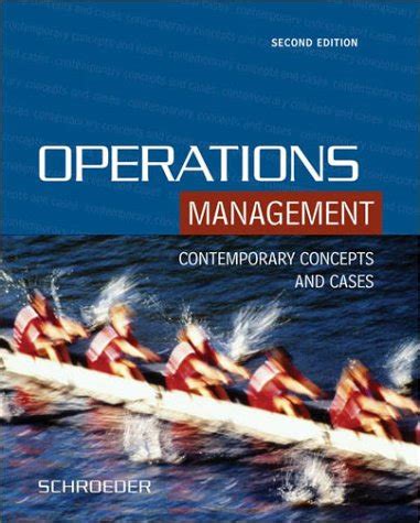 operations management contemporary concepts and Reader