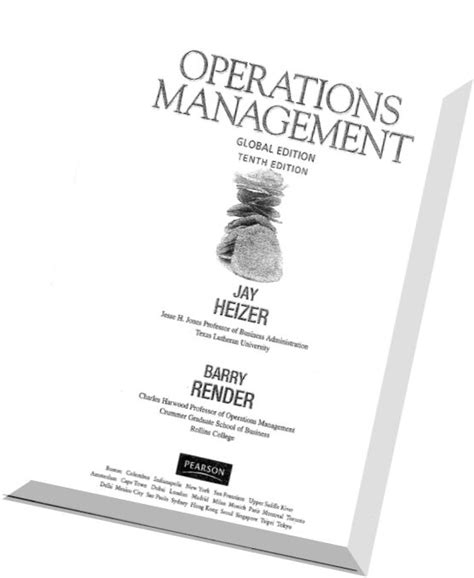 operations management heizer 10th edition pdf Kindle Editon