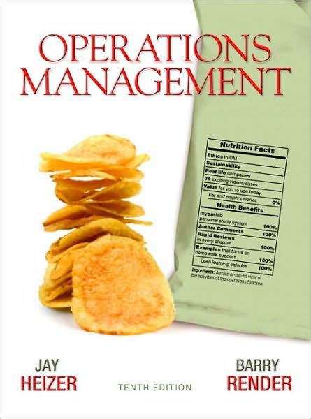 operations management heizer render 10th edition solutions manual Doc