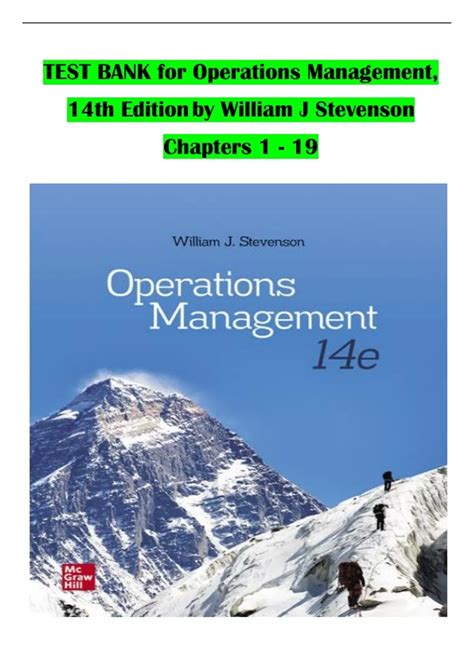 operations management william stevenson chapter 12 PDF