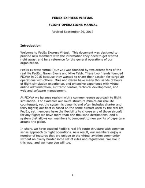 operations manual revised pacific airways virtual Reader