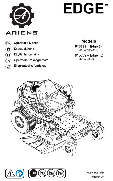 operator manual ariens Ebook Doc