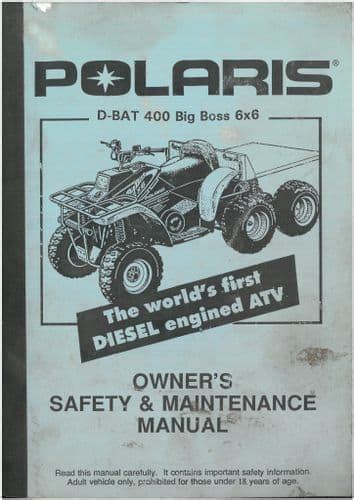 operators manual 1993 polaris big boss Reader