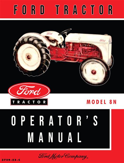 operators manual ford tractor model 8n Epub