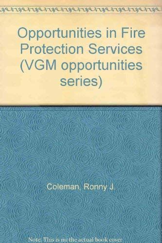 opportunities in fire protection services vgm opportunities series Reader